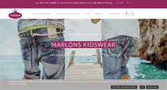 Desktop Screenshot of marlons-kidswear.de