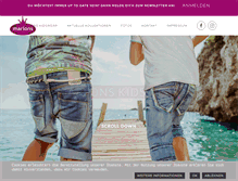 Tablet Screenshot of marlons-kidswear.de